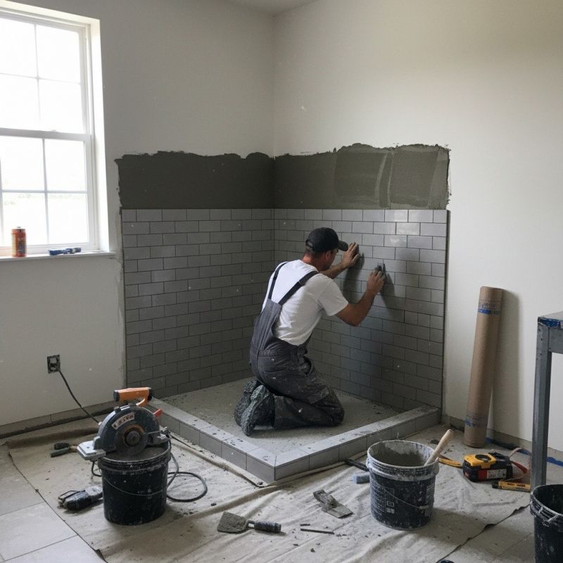 Shower Tiling Service detail